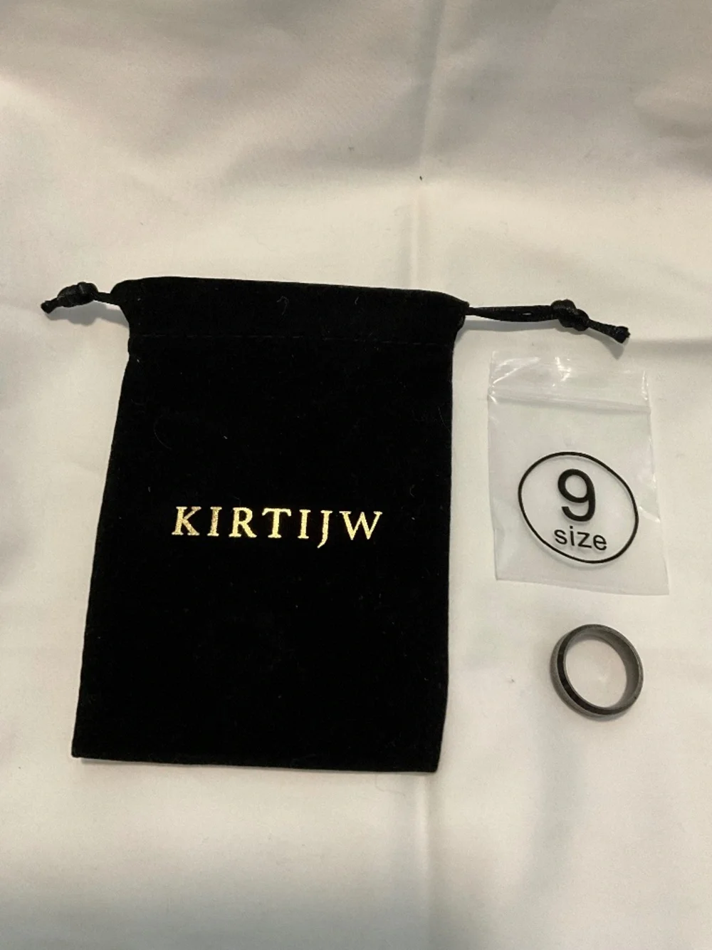 KIRTIJW brand stainless steel‎ crown of thorns ring in a size 9,